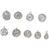 Acessórios para Joias Artesanais DIY Brincos de Zircônia Embutida Enrolados Banhados a Cobre Platina Verdadeira Brincos Brincos Material