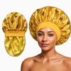 Amazon sombrero redondo de ala ancha de doble capa de color salón de belleza de seda gorro de luna todo partido gorro de ducha gorro de dormir de color