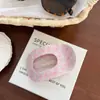 Presilha de Cabelo Doce Floral de Abalone Infantil para Meninas, Presilha de Cabelo Versátil para o Dia a Dia Sem Metal, Presilha de Garra Oval Grande Retrô
