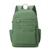 Mochila para Mujer 2025 Nueva Color Sólido Ligera Bolsa para Estudiante de Secundaria Mochila para Estudiante Universitario Viaje Gran Capacidad Moderna