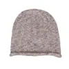 Gorro de Punto Casual Nuevo Elegante Color Sólido Simple con Borde Enrollado, Cómodo, Cálido, Cortavientos, Gorro Versátil