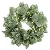 Flores Artificiales Transfronterizas, Coronas de Navidad, Adornos Colgantes para Decoración del Hogar, Decoración de Atmósfera Festiva, Decoraciones para Puertas al por Mayor