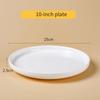 Plato de Cerámica Escandinavo Creativo Plato para Comida Occidental Plato para Bistec Plato para Pizza Plato para Hogar Vajilla Plato para Ensalada Horno Microondas