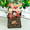 Venta Especial Suministro Directo: Nueva Tarjeta de Felicitación Musical 3D Creativa de Cumpleaños, Personalizable con Logo, Caja 3D Pop-Up Personalizada