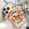 Adecuado para Carcasa de Teléfono de Manzana de Dibujos Animados 17 Nuevo Año 2026 Año del Caballo Tpu Blanda Carcasa Iphone16Promax Texto Bendición