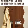 Espejo de Tocador Giratorio, Espejo de Cuerpo Entero de Piso a Techo, Espejo Vertical Móvil para Vestidor de Dormitorio en Casa con Colgador de Ropa Integrado