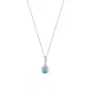 Collar con Colgante Lágrimas de Sirena de Acero de Titanio para Mujer, Cadena para Clavícula de Lujo Ligero de Alta Gama, Nuevo Accesorio 2026