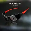 Óculos de sol polarizados masculinos transfronteiriços com película colorida para uso externo, visão noturna, motorista, óculos de sol para dirigir, óculos para esportes de ciclismo, óculos de proteção