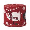 Cinta de Alambre con Borde de Cinta Navideña Muñeco de Nieve Cinta de Copia Decoración de Número Navideño Cinta Tejida Fabricante Mayorista