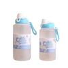 Copo de Água de Plástico à Prova de Vazamento e Resistente a Quedas Bebê Portátil Garrafa de Água Copo com Canudo Estudante Copo Esportivo ao Ar Livre 450-600ml