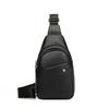 Bolsa Transversal Simples Casual Masculina Transfronteiriça Mochila Bolsa de Peito Grande Multibolsos Artigos de Couro Resistente ao Desgaste e à Prova d'Água