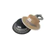 Sombrero de paja de ala plana para niños coreanos para niños y niñas, protector solar para la playa, sombrero de paja transpirable para bebé, venta al por mayor