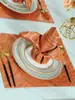 Guardanapos de Restaurante, Panos de Limpeza de Copos Estilo Luxo para Hotel, Guardanapos Estilo Ocidental Sem Fiapos, Guardanapos Quadrados Florais Dobrados, Jogos Americanos