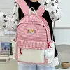 Mochila Pequeña Fresca Color Verde Melón para Estudiantes, Adecuada para Clases en el Campus, Estudio de Fin de Semana en la Biblioteca y como Mochila Ligera