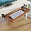Bandeja para teclado, tablero de extensión de escritorio, extensión para escritorio de gaming, escritorio para computadora con bandeja extraíble para teclado y ratón