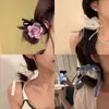 Vibe Ligeiramente Doce, Novo Prendedor de Cabelo Laço Suave Estilo Coreano, Corda de Cabelo Fita de Renda Rosa de Alta Qualidade