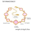 Tobillera Omaca Super Brillante Facetada de Cristal Checo Acero Inoxidable Chapado en Oro de 18 Quilates Tobillera de Lujo Accesible para la Playa Joyería para el Pie