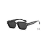 Gafas de sol polarizadas con patillas finas de nuevo estilo 2025 para mujer, Gafas de sol de montura cuadrada a la moda europeas y americanas, Gafas de sol para viajes al aire libre 9034