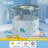 Tina de baño para bebé, plegable, para uso en casa, transparente, interior, para niños, recién nacidos, tina de baño, alberca