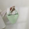 Bolsa popular feminina deste ano 2024 nova moda de vime bolsa de balde high-end estilo praia bolsa de ombro bolsa de mensageiro