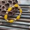 Pulsera de ágata con cuentas de cubo al por mayor ágata fabricantes de pulseras Lutong al por mayor puesto callejero Jianghu joyería de jade