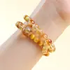 Pulsera de Cristal Amarillo Natural Torre Ojo de Tigre Dorado para Mujer, Moderna y de Alta Gama, Pulsera de Cristal Atrae Riqueza, Regalo para Mejor Amiga o Novia