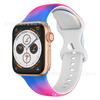 Correa de Silicona con Hebilla Mariposa para APPLE watch iwatch8/SE Correa de Silicona Estampada 8 Hebilla