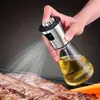 Borrifador de Óleo de Aço Inoxidável Tipo Pressão Garrafa Spray de Óleo Doméstica Cozinha Air Fryer Churrasco Garrafa de Óleo de Cozinha Atacado