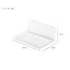 Estante de Almacenamiento para Baño Baño Inodoro Tocador Estante Acrílico sin Perforaciones Estante de Acabado Estante de Almacenamiento Montado en la Pared para Baño