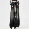 Jeans de Pierna Ancha Nuevos, Versátiles y de Moda para Mujer, Invierno 2025, Tiro Alto, Pierna Ancha, Moda, Pantalones de Longitud Completa para Chica Hot