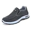 Zapatos Nuevos de Verano para Hombre Zapatilla Slip-on Zapatos de Papá Transpirables y para Pies Malolientes Zapatos de una Sola Capa Suela Suave Zapatos de Tela Old Beijing para Hombre