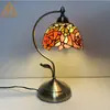 Lámpara de Mesita de Noche para Dormitorio Lote Accesorios para el Cabello Rústico Retro Estudio Lámparas Cálidas Modernas Sencillas Lámpara de Mesa Decorativa de Aleación Americana