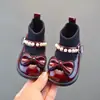 Calcetines Zapatos para Bebé Niña Primavera y Otoño Suela Suave Antideslizantes Zapatos para Niños Pequeños 0-3 Años Zapatos de Princesa Botines Cortos Transpirables Zapatos de Cuero