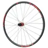 Juego de Ruedas para Bicicleta de Montaña con Eje Pasante Rueda Trasera Sola 26/27.5/ 29pulgadas /700C Rayos Rectos Freno de Disco