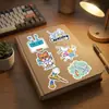 Compra Directa Transfronteriza de 50 Piezas de Divertidas Pegatinas Decorativas con Temas de Experimentos Químicos para Cuadernos, Diarios y Botellas de Agua