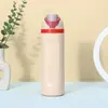 Taza Isotérmica de Acero Inoxidable 304 Transfronteriza, Taza de Agua Personalizada de Gran Capacidad con Tapa Recubierta de Goma y Popote, Taza para Hielo de Lujo Ligero de Gama Alta