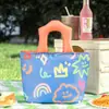 Bolsa Nueva Original para Lonchera para Trabajadores de Oficina, Bolsa de Almuerzo Térmica con Papel de Aluminio Espesado, Bolsa de Lonchera Portátil Térmica para Estudiantes de Primaria