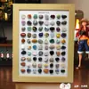 80 Tipos de Muestras Minerales de Piedra Cruda Natural en una Caja con Marco, Adornos de Piedra de Cristal Mineral para la Exploración Geológica y el Aprendizaje de Niños