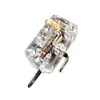 Accesorios de Botones para Consola de Juegos Botón de Disparo Botón Redondo Microinterruptor de 12V Soporte Botón de Arcade Bombilla