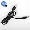 Cable de alimentación CC de 1 metro USB a 3.5 * 135dc cable de carga cable de alimentación de orificio redondo dc5.5 cable de alimentación al por mayor