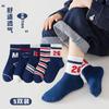 [Nuevo popular] calcetines para niños calcetines de media caña para hombre de primavera y otoño calcetines deportivos coreanos de dinosaurio para estudiantes niños y niñas al por mayor
