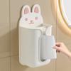 Caja de pañuelos creativa con dibujos animados, multifuncional, extraíble para pared, para guardar mascarillas, para sala de estar, baño, para colgar en la pared
