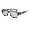 Gafas de Sol Cuadradas Europeas y Americanas Transfronterizas para Hombre, Gafas de Sol de Diseñador de Moda Retro de Gama Alta para Mujer, Gafas de Estilo Callejero, Gafas de Sol