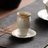 Xícara de chá de porcelana azul e branca, xícara de chá de kung fu de cerâmica, xícara de mestre, xícara individual, conjunto de chá para casa, xícara em formato de flor