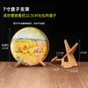 Suporte de Pratos de Bambu Prato Suporte para Bolos de Chá Puerh Sete Filhos Suporte de Bandeja de Chá Suporte de Prato de Exibição Suporte de Disco Redondo para Folhas de Chá Base de Prato de Porcelana Prato Suspenso