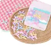Materiales para Decoración de Moños Impresos Dulces y Frescos Atados a Mano, Accesorios para Zapatos y Calcetines, Accesorios de Moño de Cinta DIY