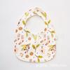 Bufanda en Forma de U de Algodón Puro para Bebé Babero para Recién Nacido Toalla para Saliva Impermeable Babero para Vómito para Bebés Niños y Niñas Primavera, Otoño e Invierno
