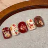 Pegatinas para Uñas con Patrón de Hormiga Pegatinas de Año Nuevo Caballo Uñas Artísticas en Relieve Año Nuevo Feliz Año del Caballo Decoraciones para Uñas Venta al por Mayor Yt7972