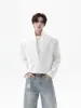 Camisa Listrada de Manga Longa com Decote V Falsa de Duas Peças, Jaqueta Elegante e Estilosa, Camisa em Camadas com Gola Alta Estilo Old Money, Atacado Transfronteiriço
