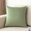 Almofada Jacquard de Veludo Estilo Vintage Cremoso para Sofá Sala de Estar Almofada de Costas Luxo Leve Retro Travesseiro de Cabeceira Pousada Folhas